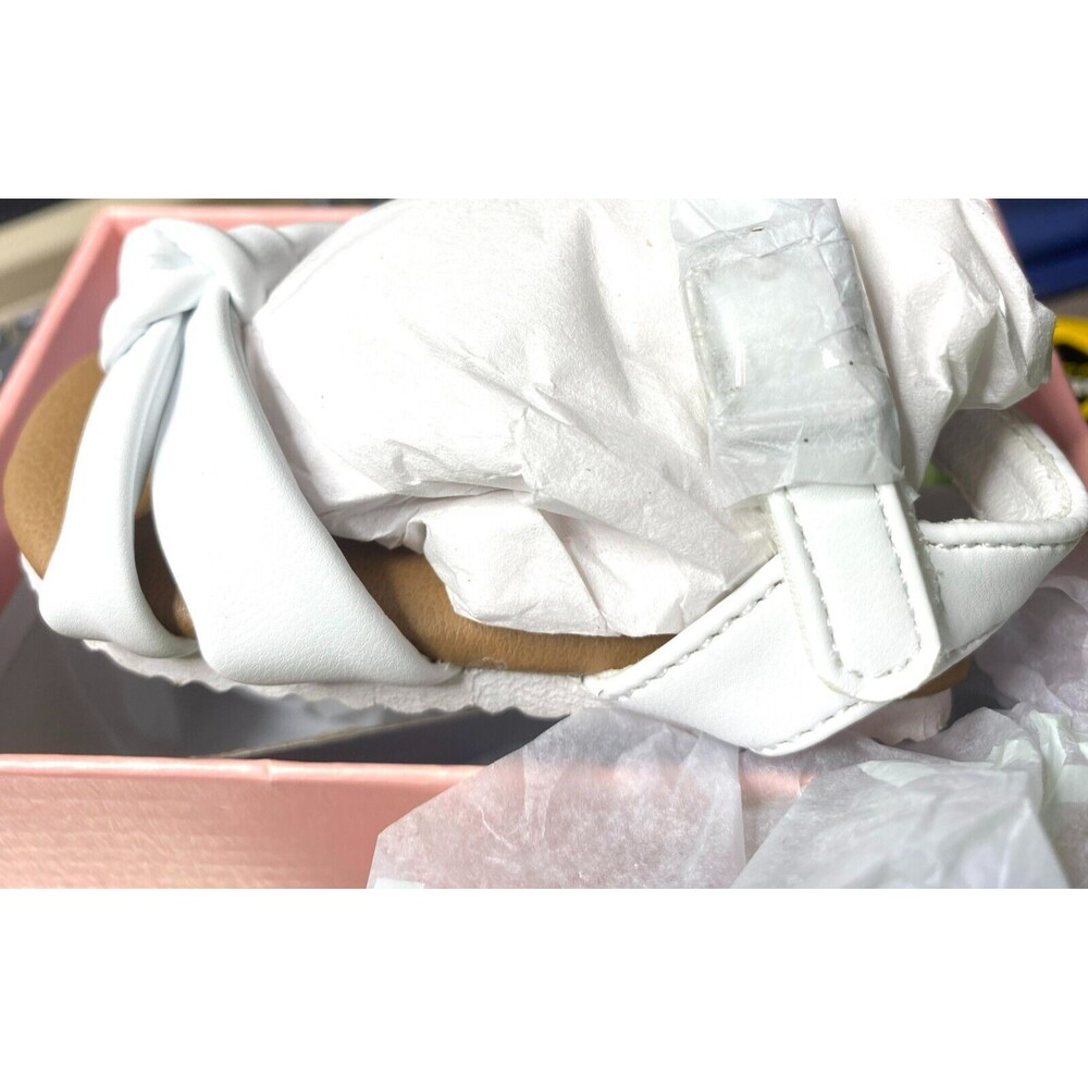 Mini MIA Toddler Baby Linsee Sandals - White - Toddler's Size 4M - Picture 4 of 5